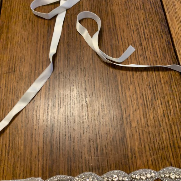 Brand new rhinestone and beaded hair tie or belt main image 8